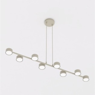 Lampe de plafond Kolina Beige (8 lumières)