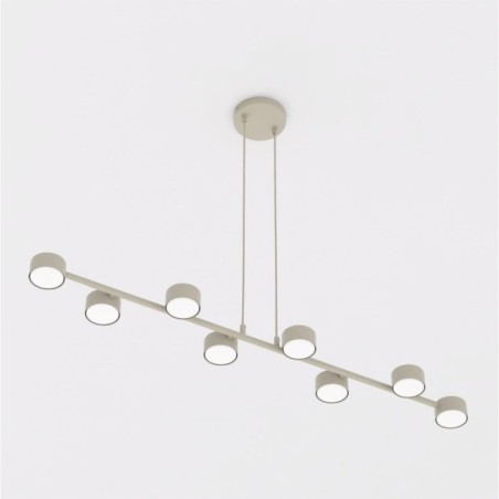 Lampe de plafond Kolina Beige (8 lumières)
