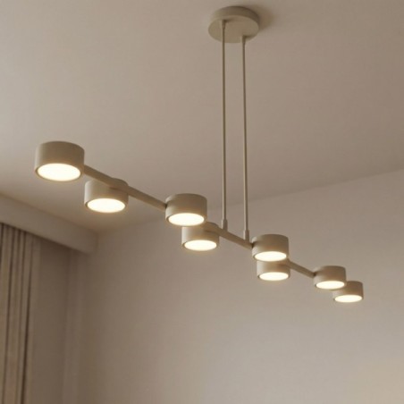 Lampe de plafond Kolina Beige (8 lumières)