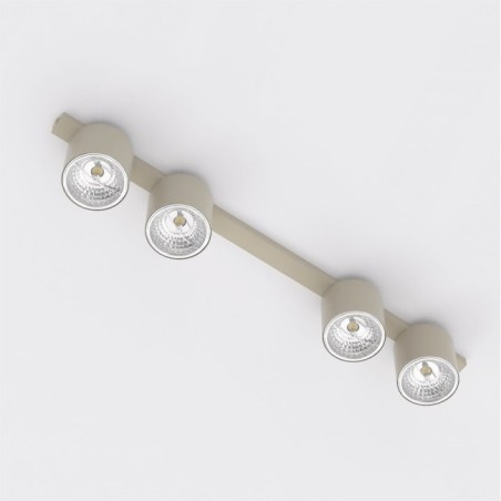 Plafonnier Asteria Beige (4 lumières)