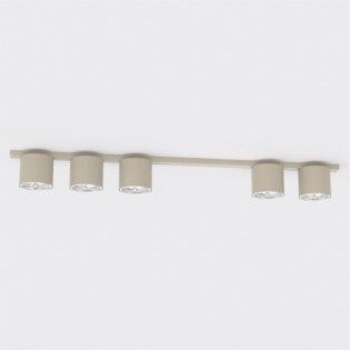 Plafonnier Asteria Beige (5 lumières)