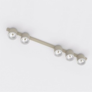 Plafonnier Asteria Beige (5 lumières)