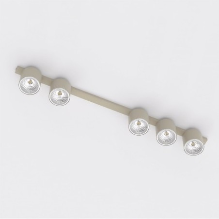 Plafonnier Asteria Beige (5 lumières)
