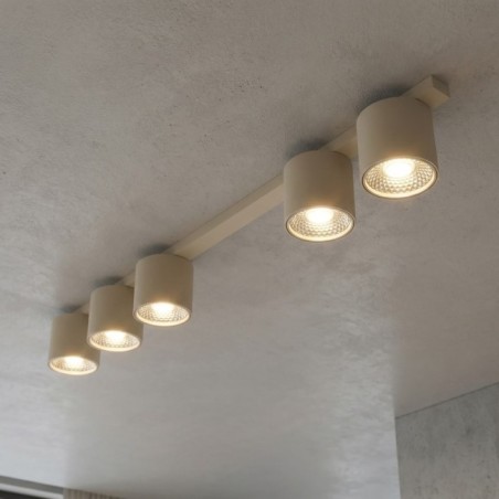 Plafonnier Asteria Beige (5 lumières)
