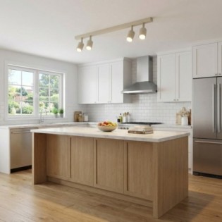 Plafonnier Nestos Beige (4 lumières)