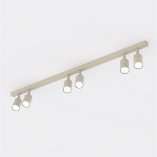 Plafonnier Nestos Beige (6 lumières)