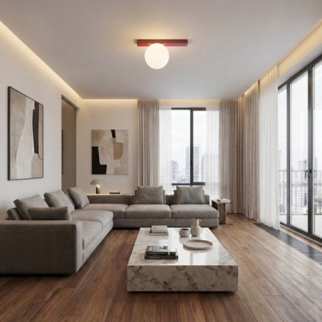 Plafond de plafond Ereni Grenat Opale