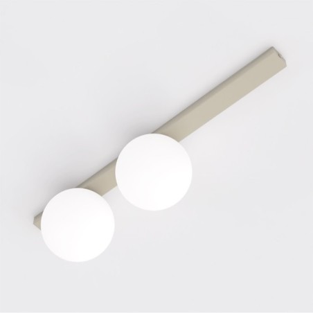 Plafonnier Ereni Moca Opal (2 lumières)