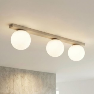 Plafonnier Ereni Moka Opale (3 lumières)