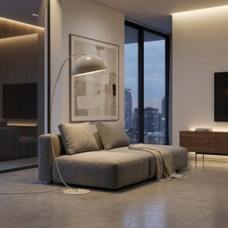 Lampe sur pied Jakotina Moka