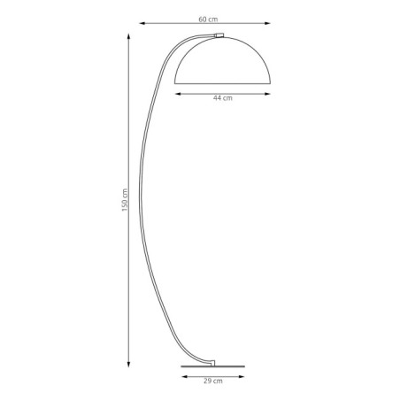 Lampe sur pied Jakotina Moka