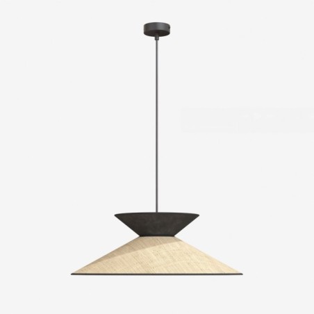 Lampe de plafond Jezerka Noir