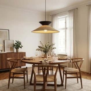 Lampe de plafond Jezerka Noir