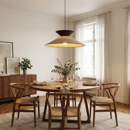 Lampe de plafond Jezerka Noir
