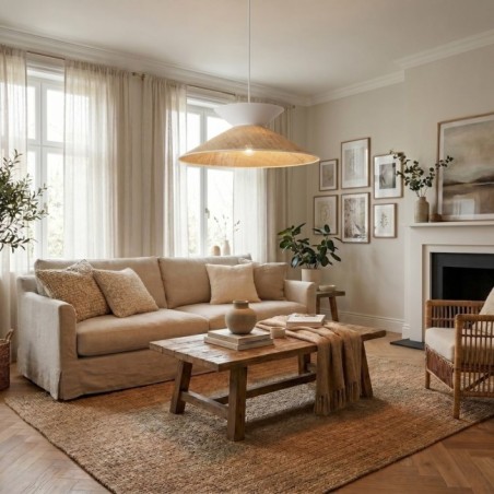 Lampe de plafond Jezerka Blanc