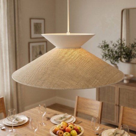 Lampe de plafond Jezerka Blanc