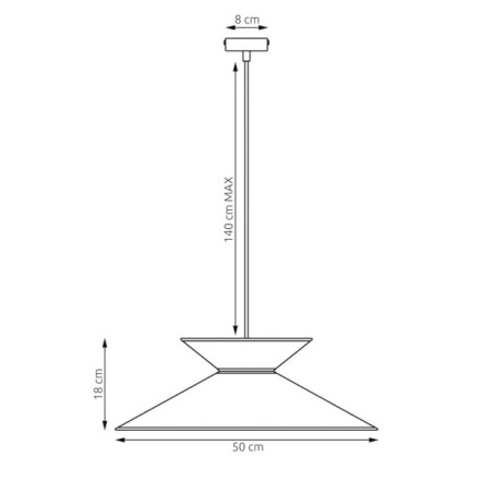 Lampe de plafond Jezerka Blanc