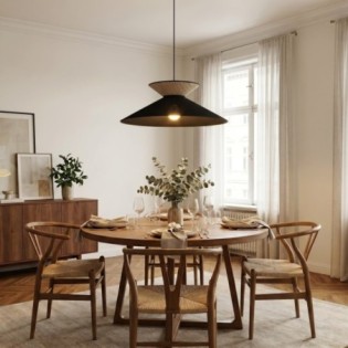 Lampe de plafond Jezerka II Noir