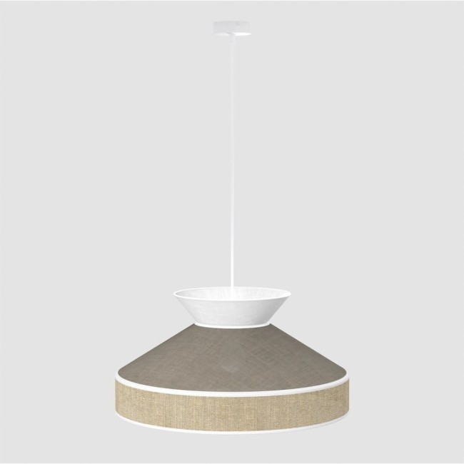 Lampe de plafond Alfeo Marron