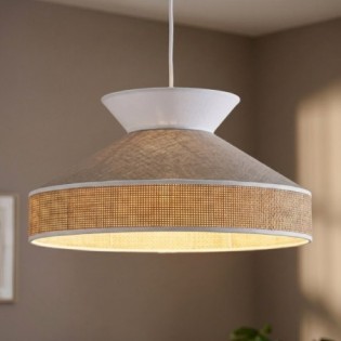 Lampe de plafond Alfeo Marron