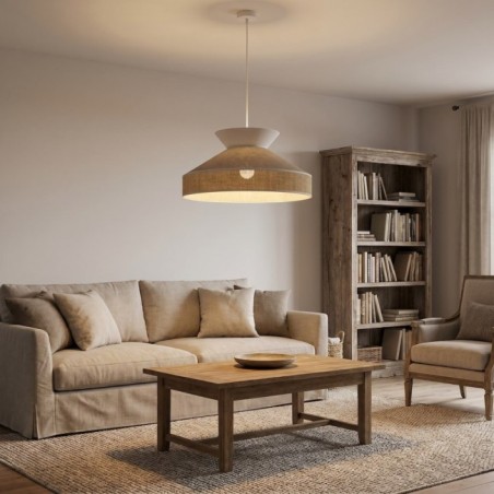 Lampe de plafond Alfeo Marron
