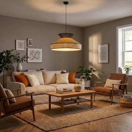 Lampe de plafond Alfeo Orange