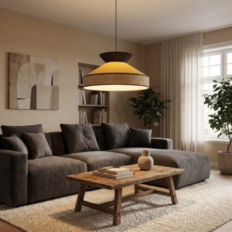 Lampe de plafond Alfeo Orange