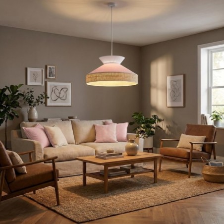 Lampe de plafond Alfeo Rose