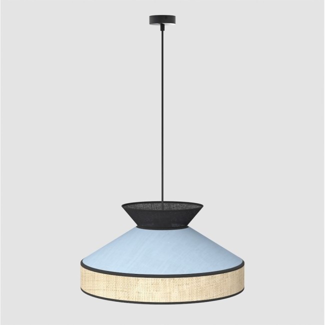 Lampe de plafond Alfeo Bleu