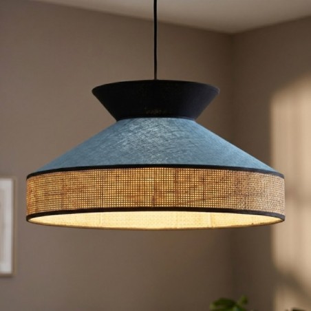 Lampe de plafond Alfeo Bleu