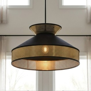 Lampe de plafond Alfeo Noir