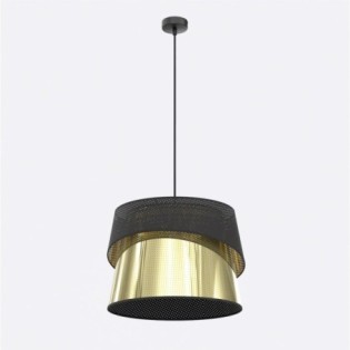 Lampe de plafond Tareto Noir+Or