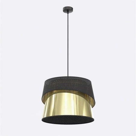 Lampe de plafond Tareto Noir+Or