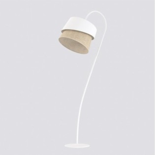 Lampe sur pied Tareto Blanc