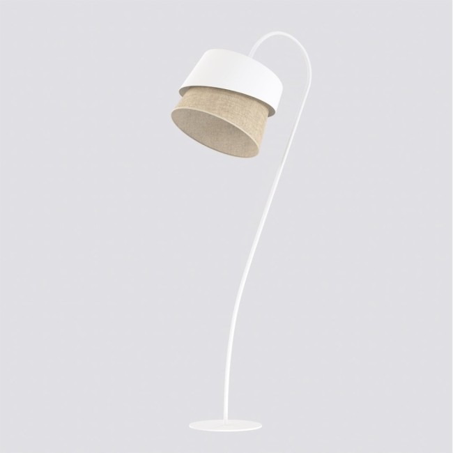 Lampe sur pied Tareto Blanc