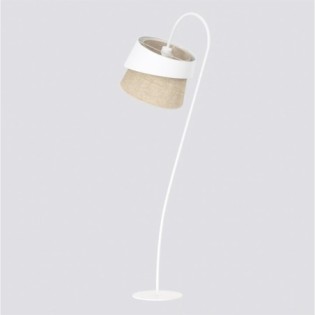 Lampe sur pied Tareto Blanc