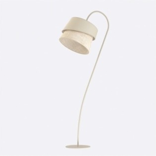 Lampe sur pied Tareto Beige