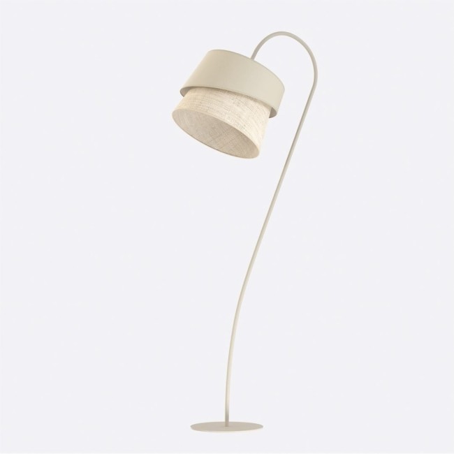 Lampe sur pied Tareto Beige