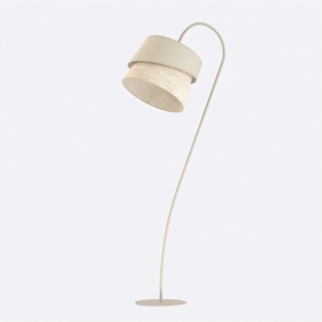 Lampe sur pied Tareto Beige