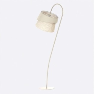 Lampe sur pied Tareto Beige