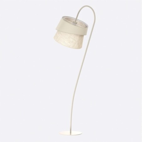 Lampe sur pied Tareto Beige