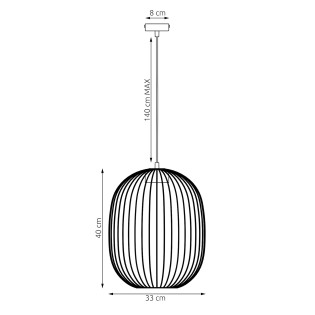 Lampe de plafond Praca Beige