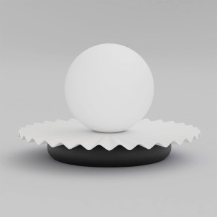 Lampe de table Drino Blanc