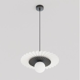 Lampe de plafond Drino Blanc+Noir