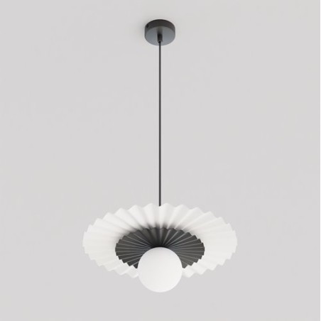 Lampe de plafond Drino Blanc+Noir