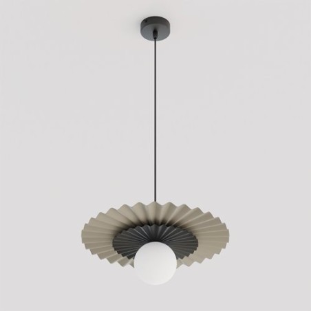 Lampe de plafond Drino Beige+Noir