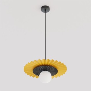 Lampe de plafond Drino Orange+Noir