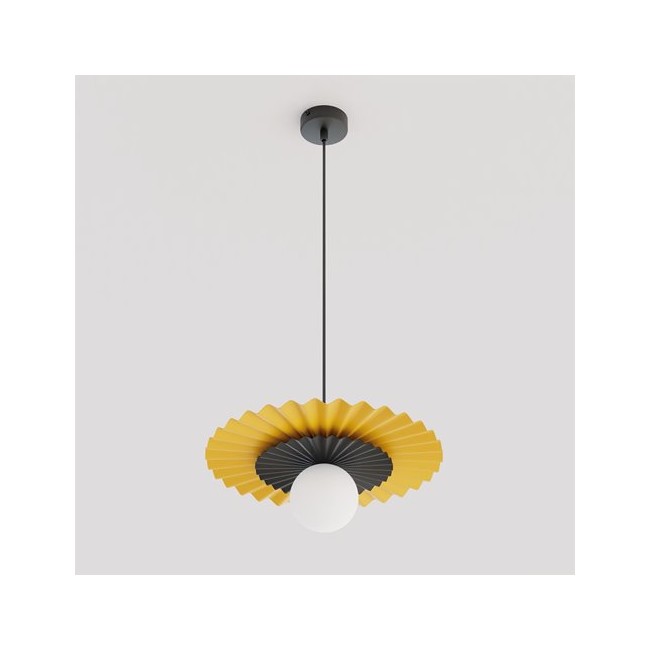 Lampe de plafond Drino Orange+Noir