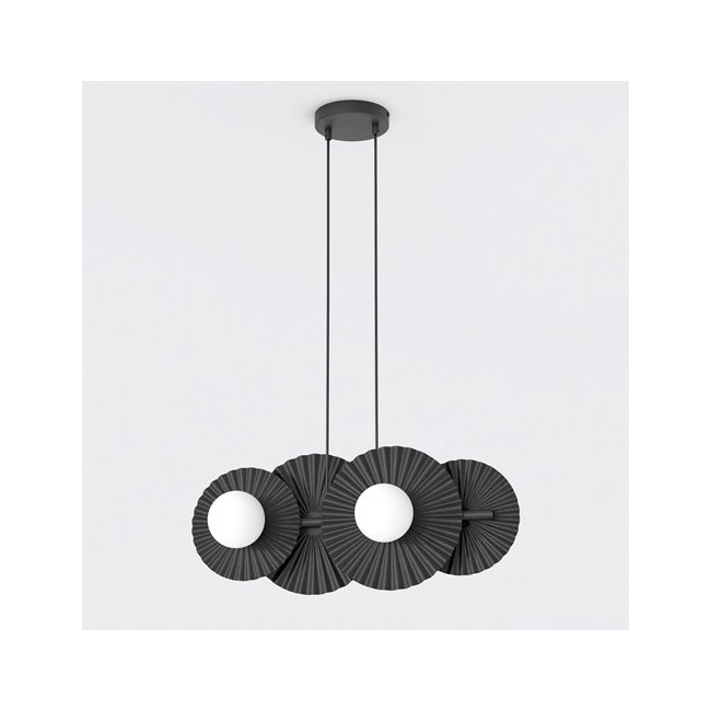Lampe de plafond Drino Noir (4 lumières)