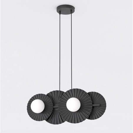 Lampe de plafond Drino Noir (4 lumières)